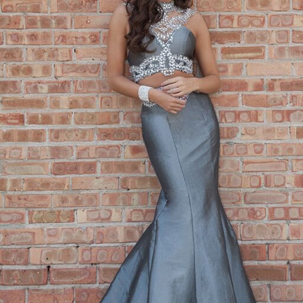 RACHEL ALLAN 7145 GUNMETAL size 8